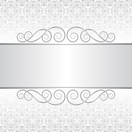 decorative background with old-fashioned patterns and elegant frameのイラスト素材