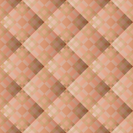 quilted background, scotish seamless patternのイラスト素材