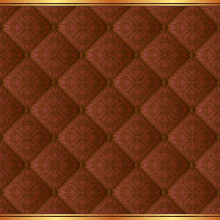 ornate background with baroque patternのイラスト素材