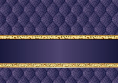 Ornate background with decorative pattern and golden ornaments.のイラスト素材