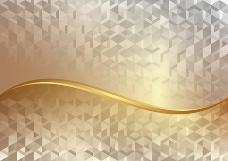 abstract background with geometric pattern divided into twoのイラスト素材