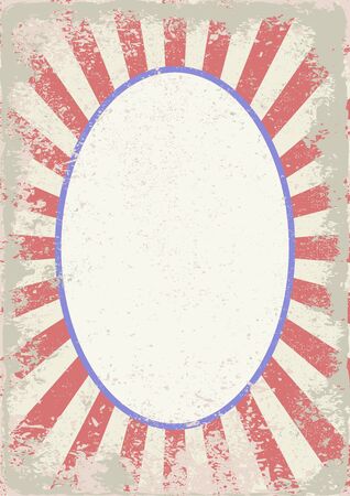 grunge retro background with oval banner

のイラスト素材