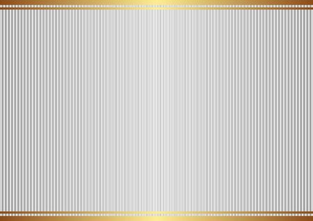 white background stripe pattern with golden border
のイラスト素材