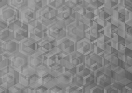 gray geometric beckgroundのイラスト素材