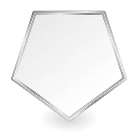 pentagonal plaqueのイラスト素材