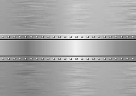 gray metallic textured plaque, brushed metalのイラスト素材