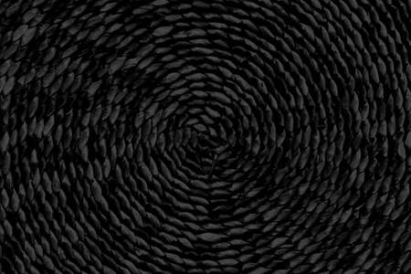 black background with circle patternの写真素材