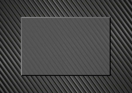 glass plaque on black striped backgroundのイラスト素材