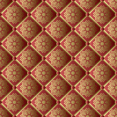 antique background with 3D ornament, seamless patternのイラスト素材