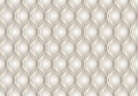 decorative background with 3d ornament, seamless patternのイラスト素材