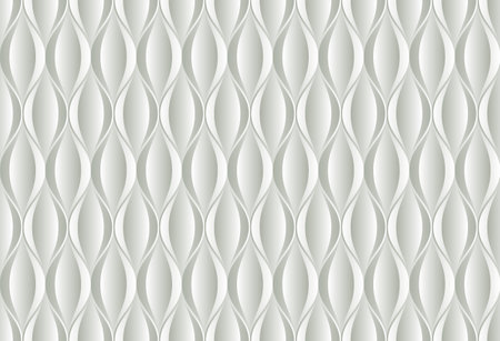 3D geometric background, seamless patternのイラスト素材