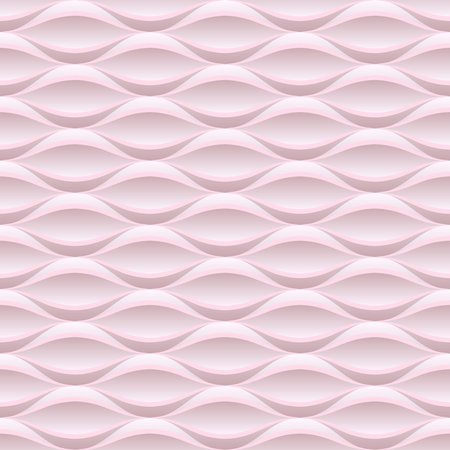 decorative background with 3D shape, seamless patternのイラスト素材