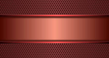 Red Textured Metallic Backgroundのイラスト素材