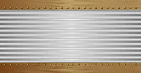 Golden And Gray Metallic Backgroundのイラスト素材