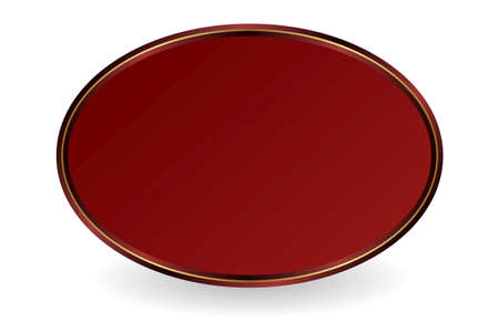 maroon frame on white backgroundのイラスト素材