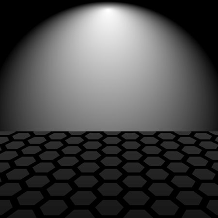 glow on black backgroundのイラスト素材