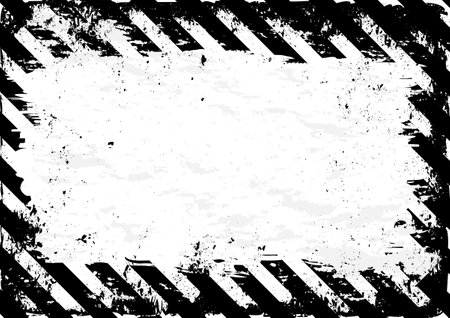 Grunge Background With Black And White Stripesのイラスト素材