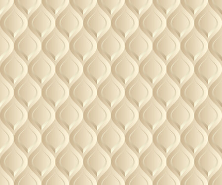 decorative background with ornament 3d, seamless patternのイラスト素材
