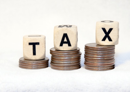Tax going up の写真素材