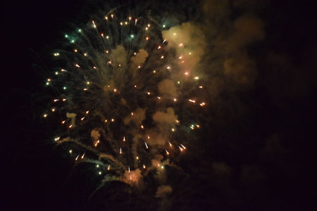 Fireworks background.の写真素材