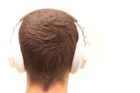 DJ's headphonesの写真素材