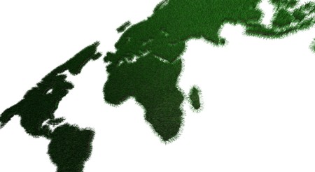 3d render of a world mapの写真素材