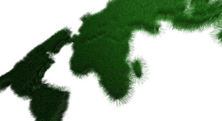 3d render of a world mapの写真素材