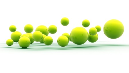 abstract spheres 3d image. (look for simmilar images in my portfolio)の写真素材