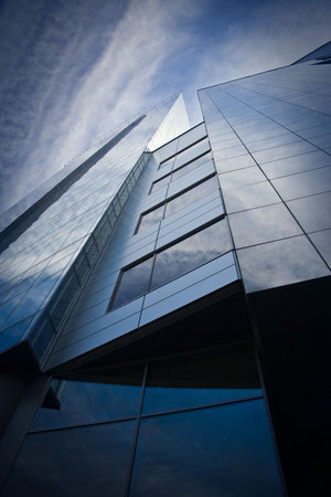 Detail of modern skyscraper