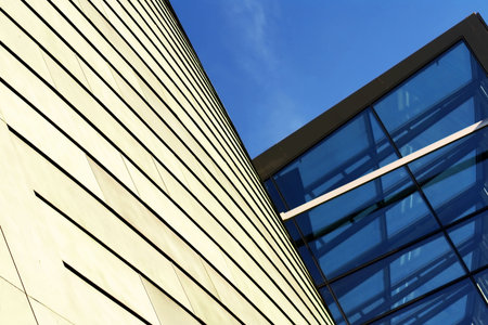 Abstract detail of modern office building