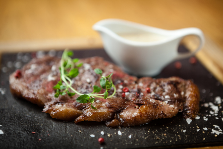 Sliced steak Picanyaの写真素材