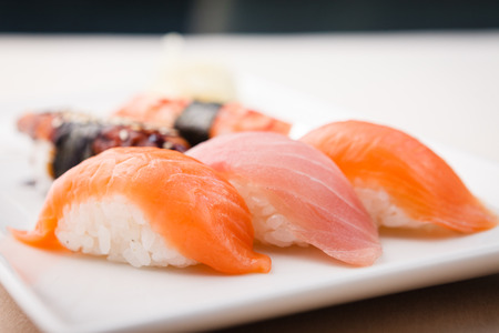 Different sushi setの写真素材