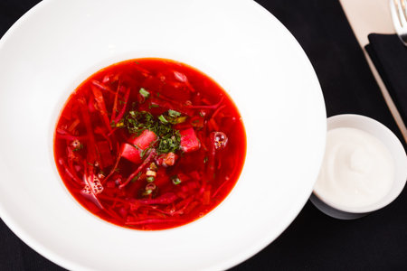 Classic beetroot soup