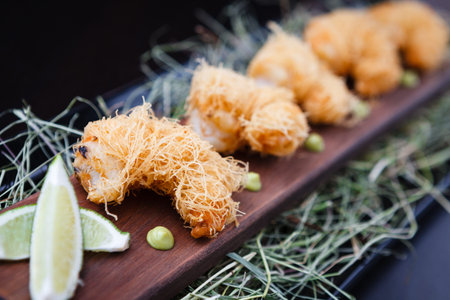 Spring rolls with shrimp