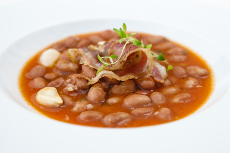 Soup with beansの写真素材