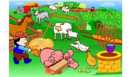 FARMのイラスト素材