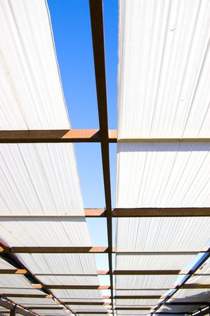 textile roofの写真素材