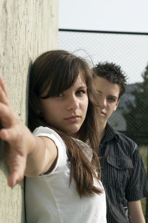 teen coupleの写真素材