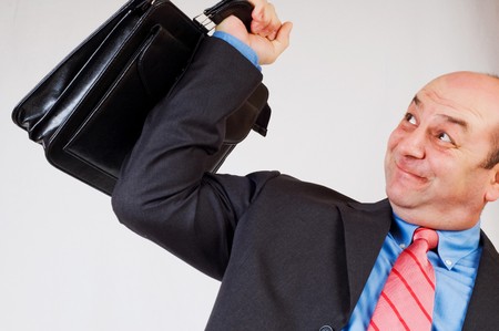 happy businessmanの写真素材