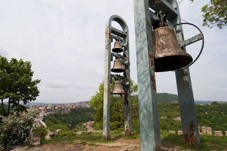 veliko tarnovo bulgaria,panoramaの写真素材