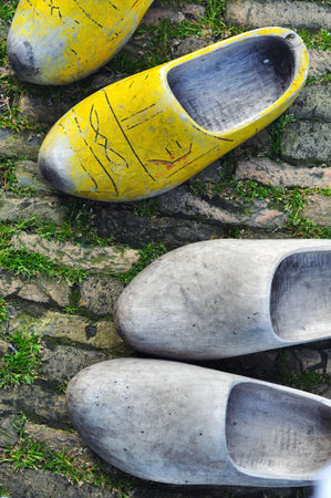 Wooden dutch shoes