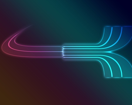 Abstract Shiny Roadwayの写真素材