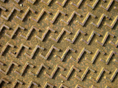 manhole cover design - top view