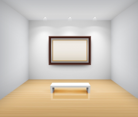 Image gallery frame in roomのイラスト素材