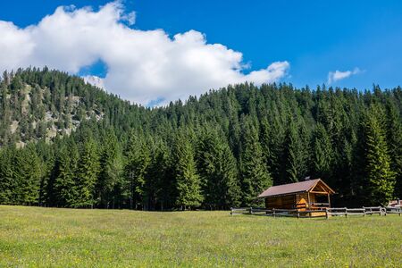 Sorapis mountain in Dolomitesの写真素材
