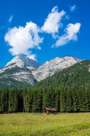 Sorapis mountain in Dolomitesの写真素材