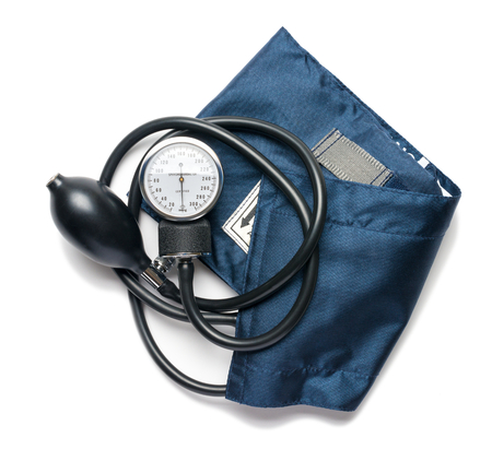 Blood Pressure Cuff on Whiteの写真素材