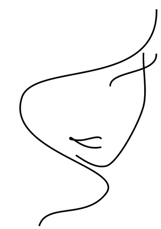 beautiful hair design for woman beauty salon or coiffeurの写真素材