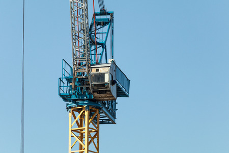 Construction crane close up.の写真素材