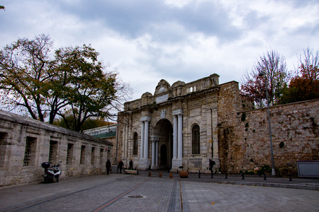 Photo of the one of the ottoman gate taken on 22 November 2017  in Istanbulのeditorial素材